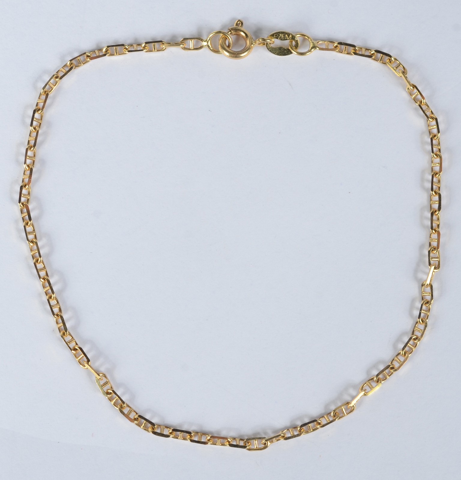 Pulseira modelo italiano de ouro 750. Peso1,5g. (Por motivos de... - foto 1 de 4