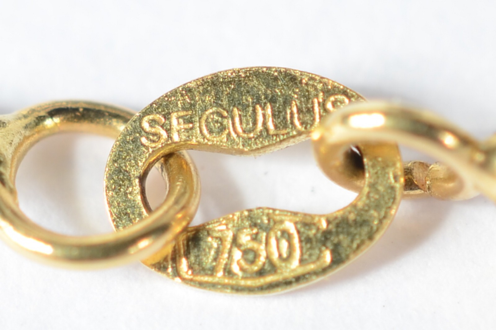 Pulseira modelo italiano de ouro 750. Peso1,5g. (Por motivos de... - foto 3 de 4