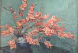Leopoldo Gotuzzo (1887-1983), Vaso de Flores - Óleo sobre tela. Assinado e datado 1938. Pequeno rasgo na tela.