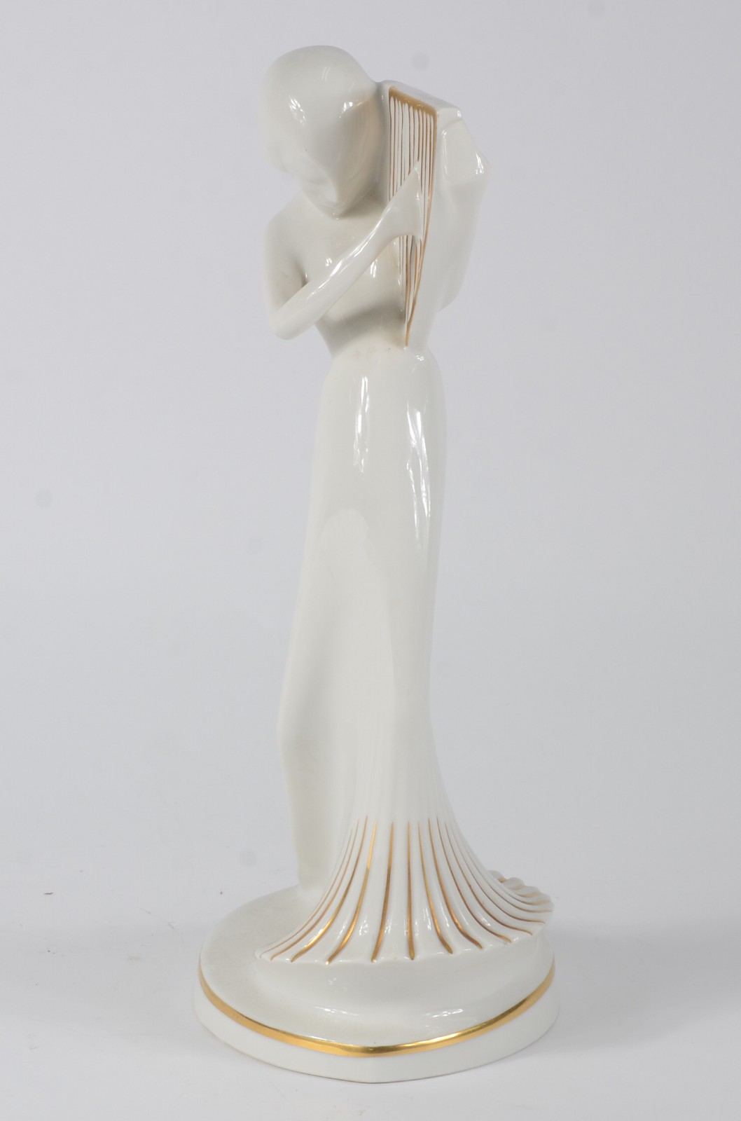 Estatueta ART DECO de porcelana alemã da Bavaria representando figura... - foto 3 de 8
