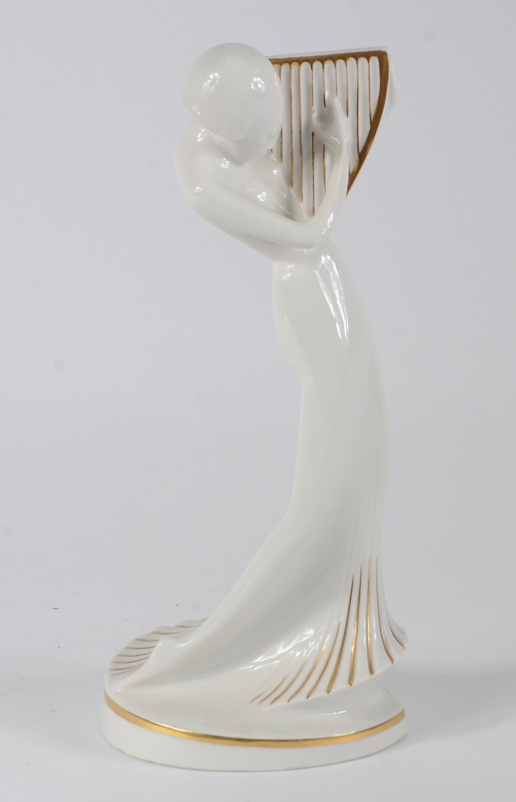 Estatueta ART DECO de porcelana alemã da Bavaria representando figura... - foto 4 de 8