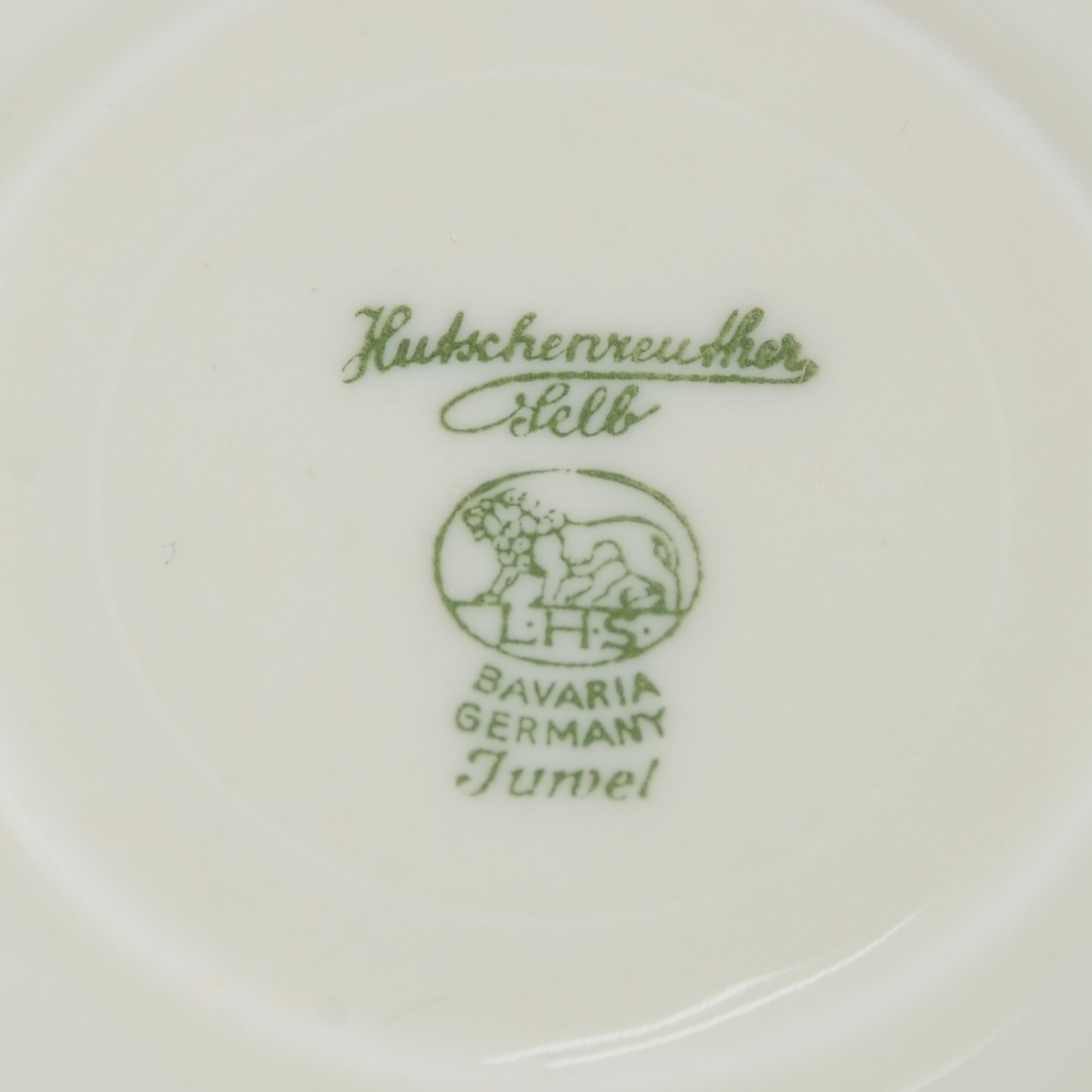 Conjunto de porcelana da Bavaria composto de 5 xícaras para chá com... - foto 6 de 6