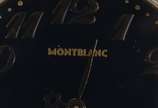 Montblanc (1906),  - Relogio de pulso com caixa de metal dourado e pulseira de couro. Acompanha certificado, no estojo.