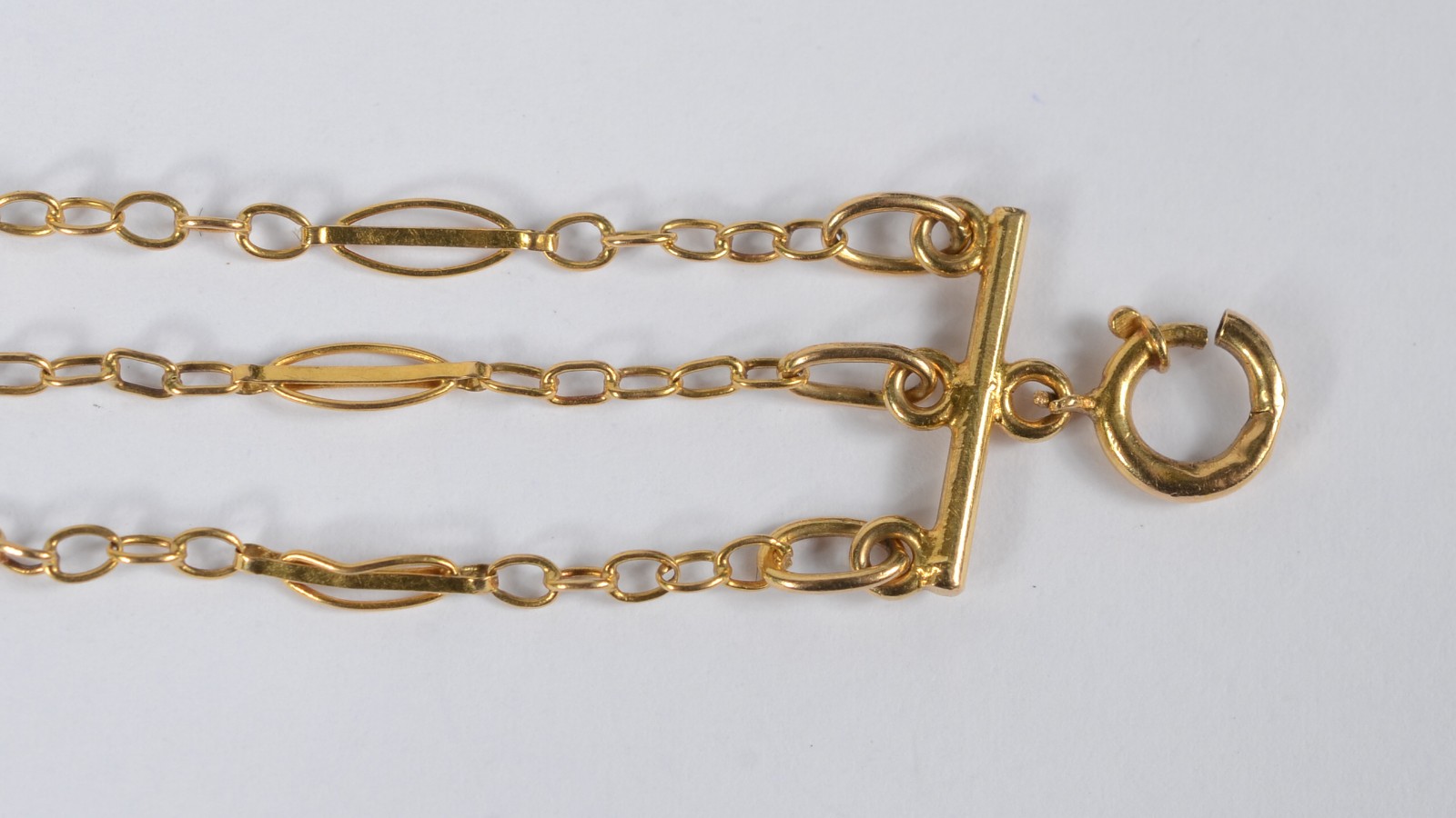 Pulseira de ouro 18 k com placa para gravar o nome. - foto 4 de 5