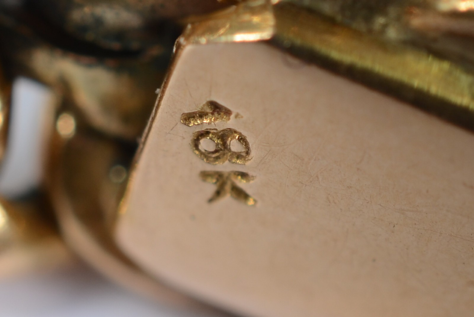 Pulseira de ouro 16 k Peso total 28.1 g. - foto 8 de 11