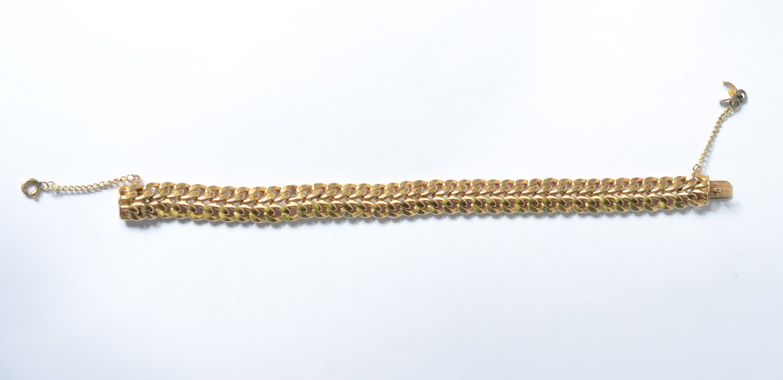 Pulseira de ouro 16 k Peso total 28.1 g. - foto 2 de 11
