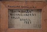 Rosina Becker do Valle (1914-2000), Boi Mamão - Óleo sobre tela, assinado datado 1977.