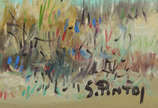 Sylvio Pinto (1918-1997), Marinha - Óleo sobre tela , datado 1985.