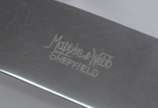 Mappin & Webb,  - Antigo faqueiro ingles Mappin & Webb, Queen Victoria St, de metal "Princes Plate", composto de 11 garfos e 12 facas para frutas com cabos de madrepéro