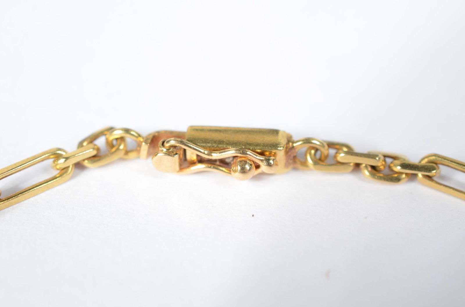 Pulseira de ouro amarelo 750 modelo italiano. (Por motivos de... - foto 3 de 4