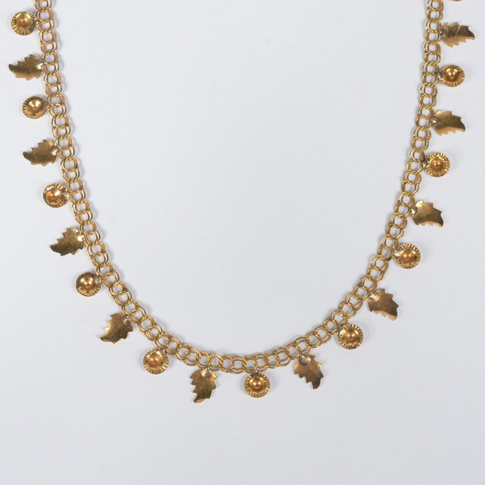 Gargantilha de ouro amarelo 18k. (Por motivos de segurança a peça não... - foto 1 de 4