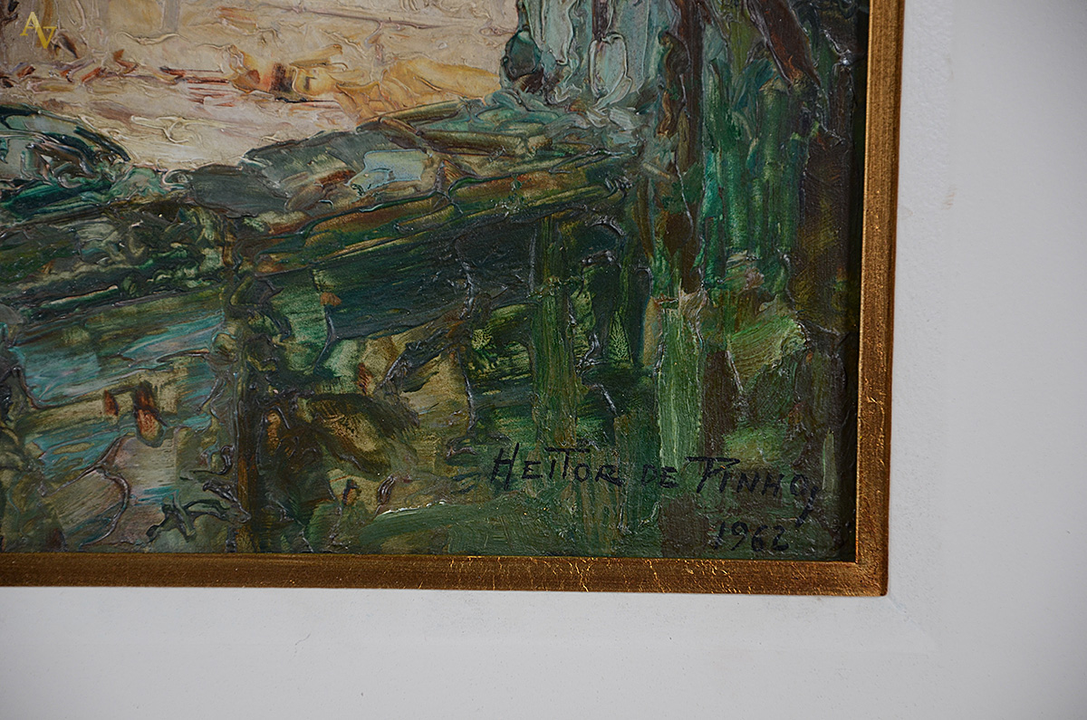 HEITOR DE PINHO - Fachada - ost - 58 x 49 - 1962 - foto 3 de 3