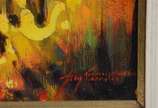 Ney Tecídio (1929), Girassol - óleo sobre eucatex