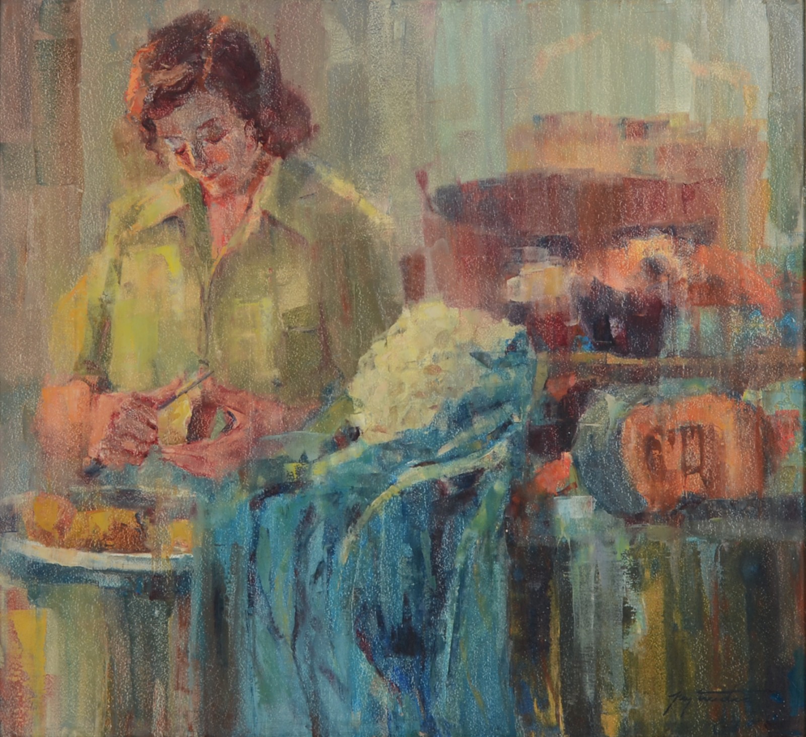 Ney Tecídio (1929), Preparando almoço - foto 1 de 6