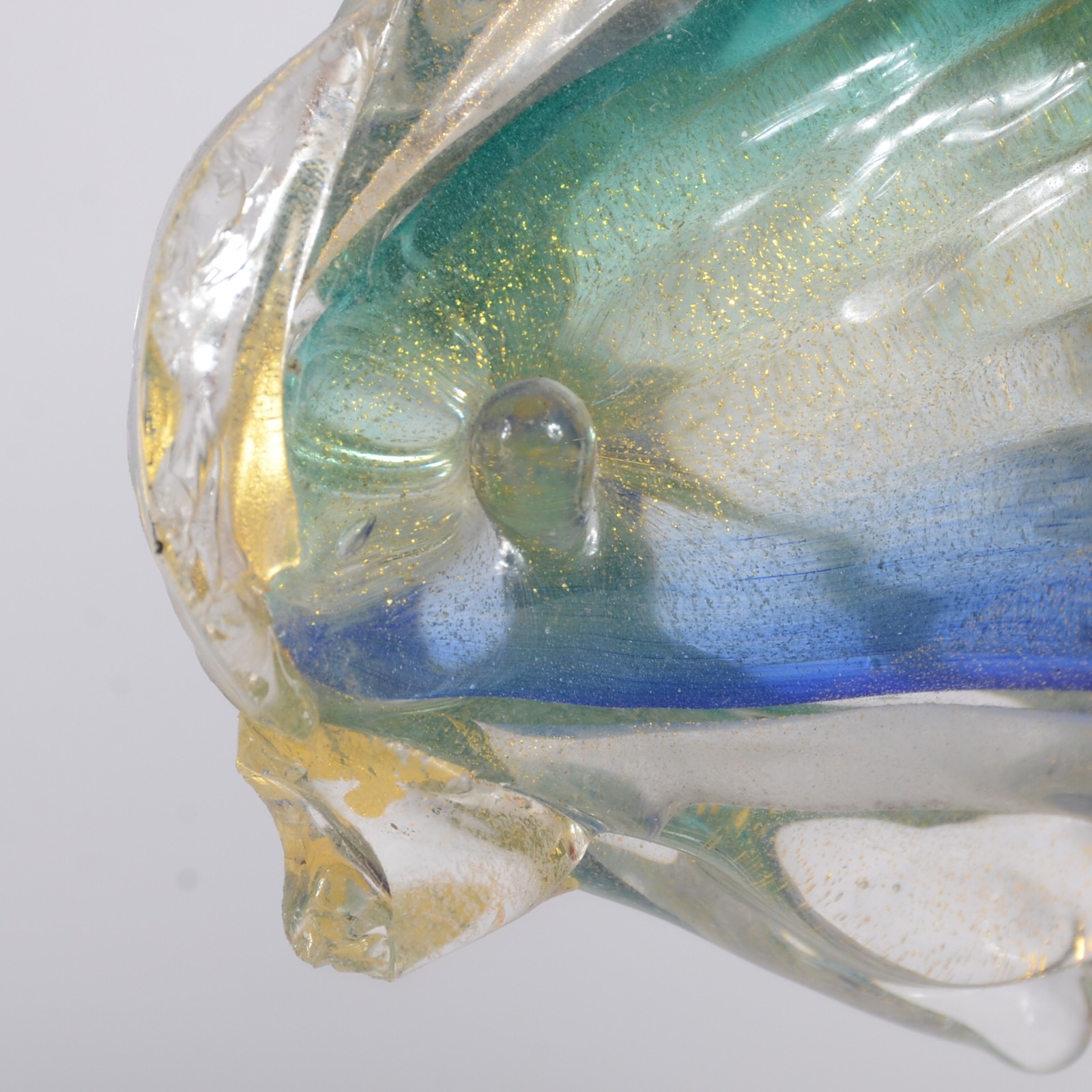 Duas esculturas de murano italiano representando faisões, em tons de... - foto 5 de 11