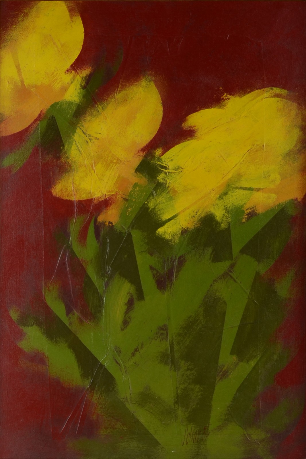 Carlos Scliar (1920-2001), Flores amarelas - foto 1 de 5