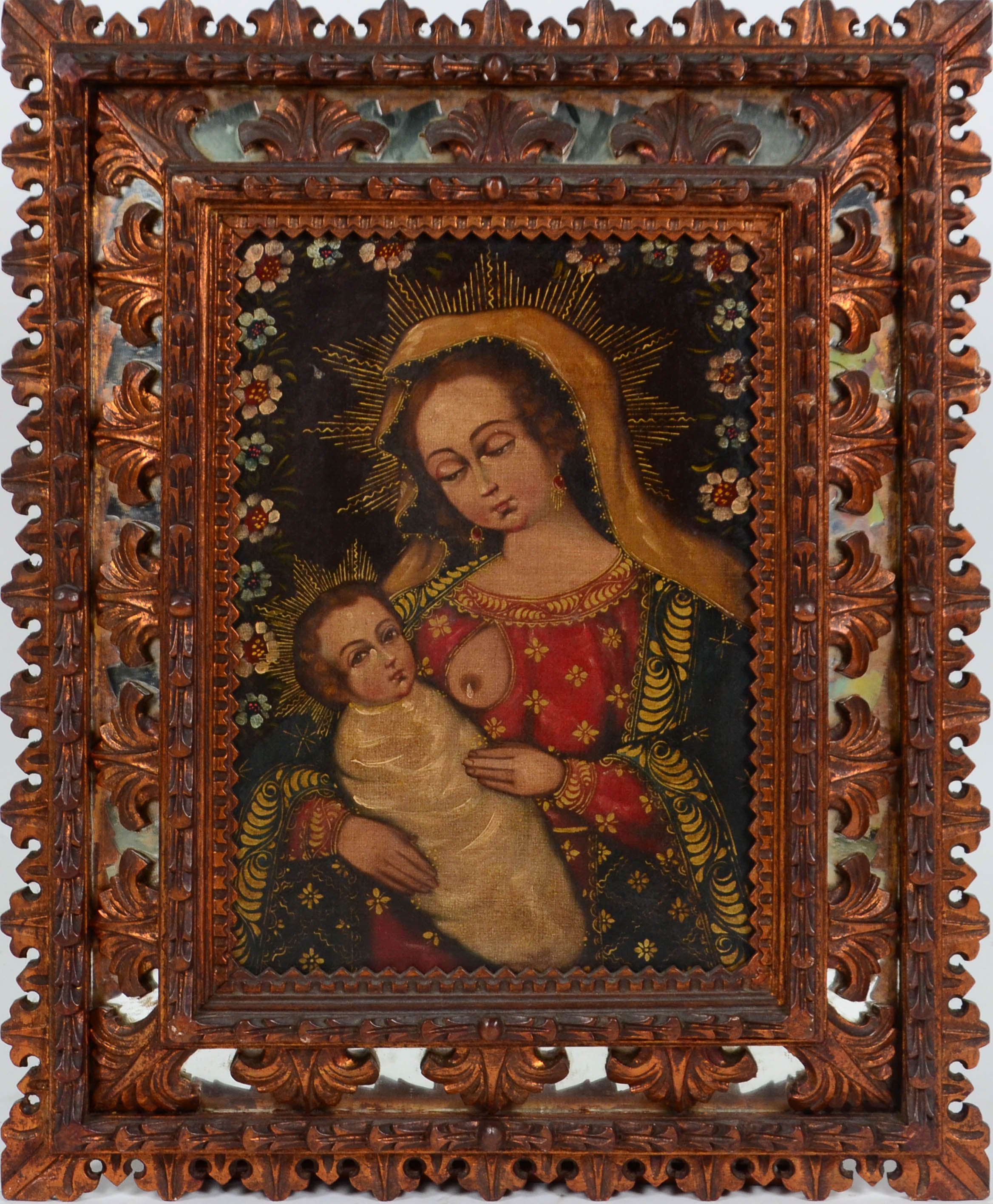 Escola Cusquenha (1538), Madona do leite - foto 1 de 2