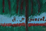 H.J.LAURENT (Haiti, 1893 / 1976), Figuras, árvo... - o.s.t.