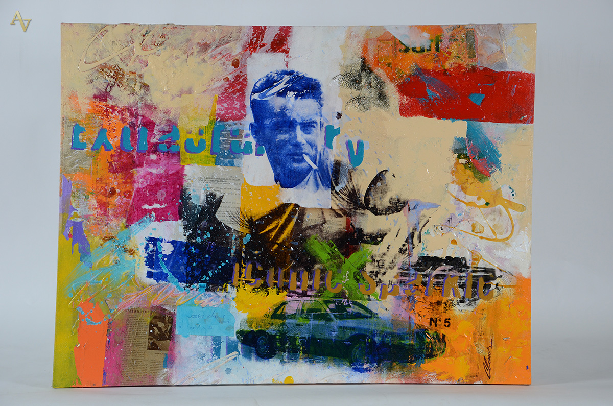 CLAUS COSTA - James Dean - téc. mista - 100 x 132 - foto 1 de 4