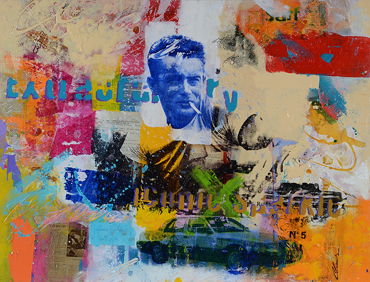 CLAUS COSTA - James Dean - téc. mista - 100 x 132 - foto 2 de 4