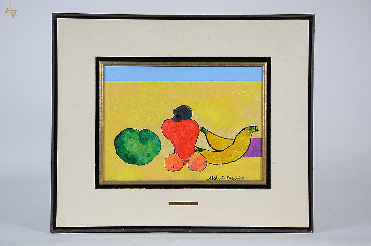 ALDEMIR MARTINS - Frutas - ast - 32 x 44 - datado 2002 (com... - foto 1 de 5