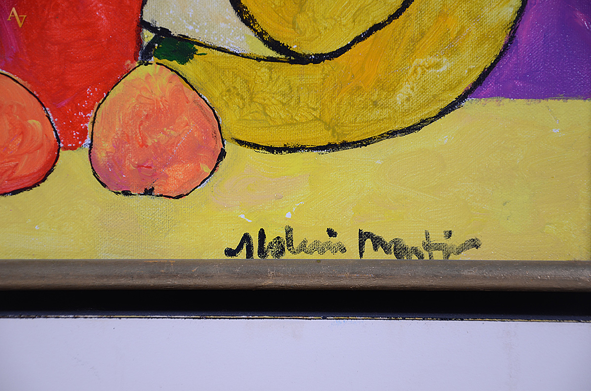 ALDEMIR MARTINS - Frutas - ast - 32 x 44 - datado 2002 (com... - foto 3 de 5