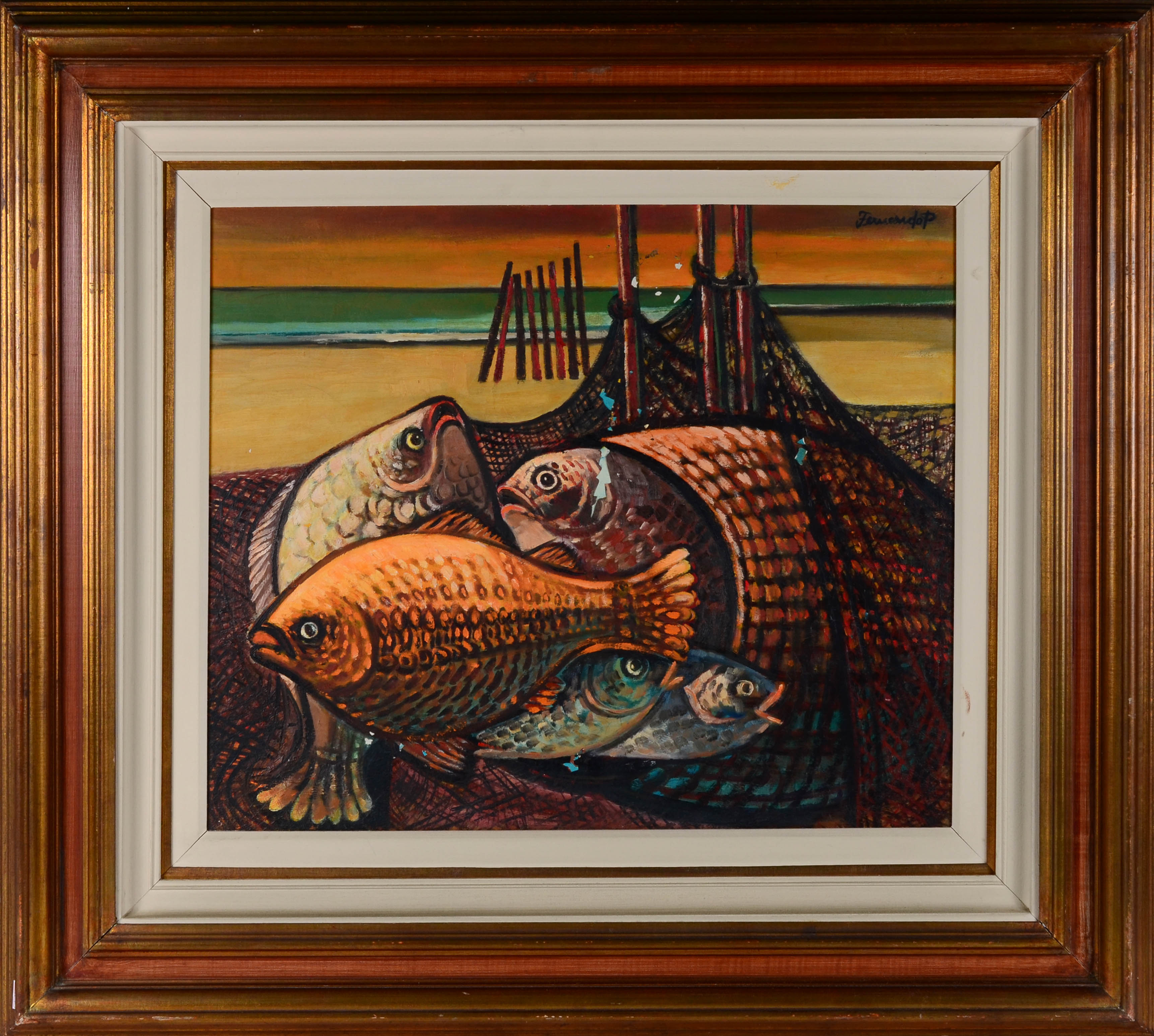 Fernando P. (1917-2005), Samburá de peixes - foto 1 de 4
