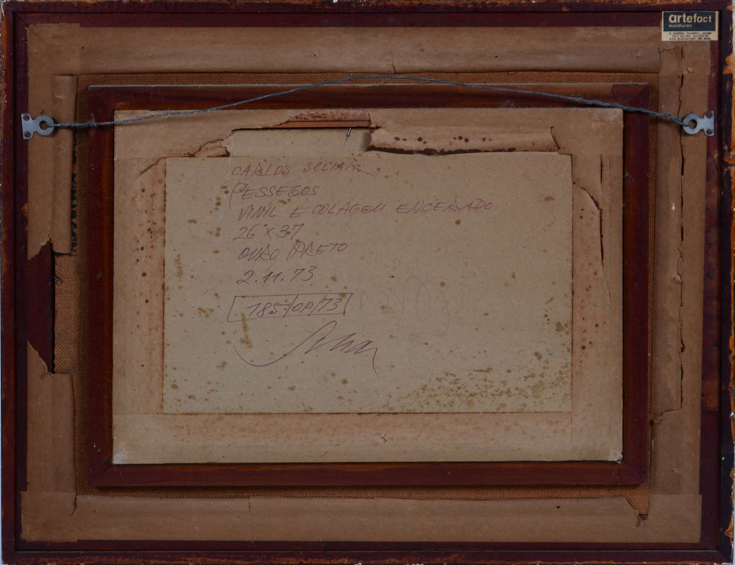 Carlos Scliar (1920-2001), Pêssegos - foto 3 de 3
