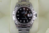 Rolex (1905),  - ROLEX OYSTER PERPETUAL DATE EXPLORER II - ref. 16570, série V502373, relógio masculino, caixa com 39 mm de diâmetro e pulseira de aço, mostrador preto