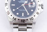 Rolex (1905),  - ROLEX OYSTER PERPETUAL DATE EXPLORER II - ref. 16570, série V502373, relógio masculino, caixa com 39 mm de diâmetro e pulseira de aço, mostrador preto