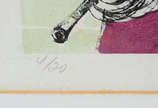 Alexandre Rapoport (1929), Flautista - Serigrafia 4/20 - ( com fungos)

