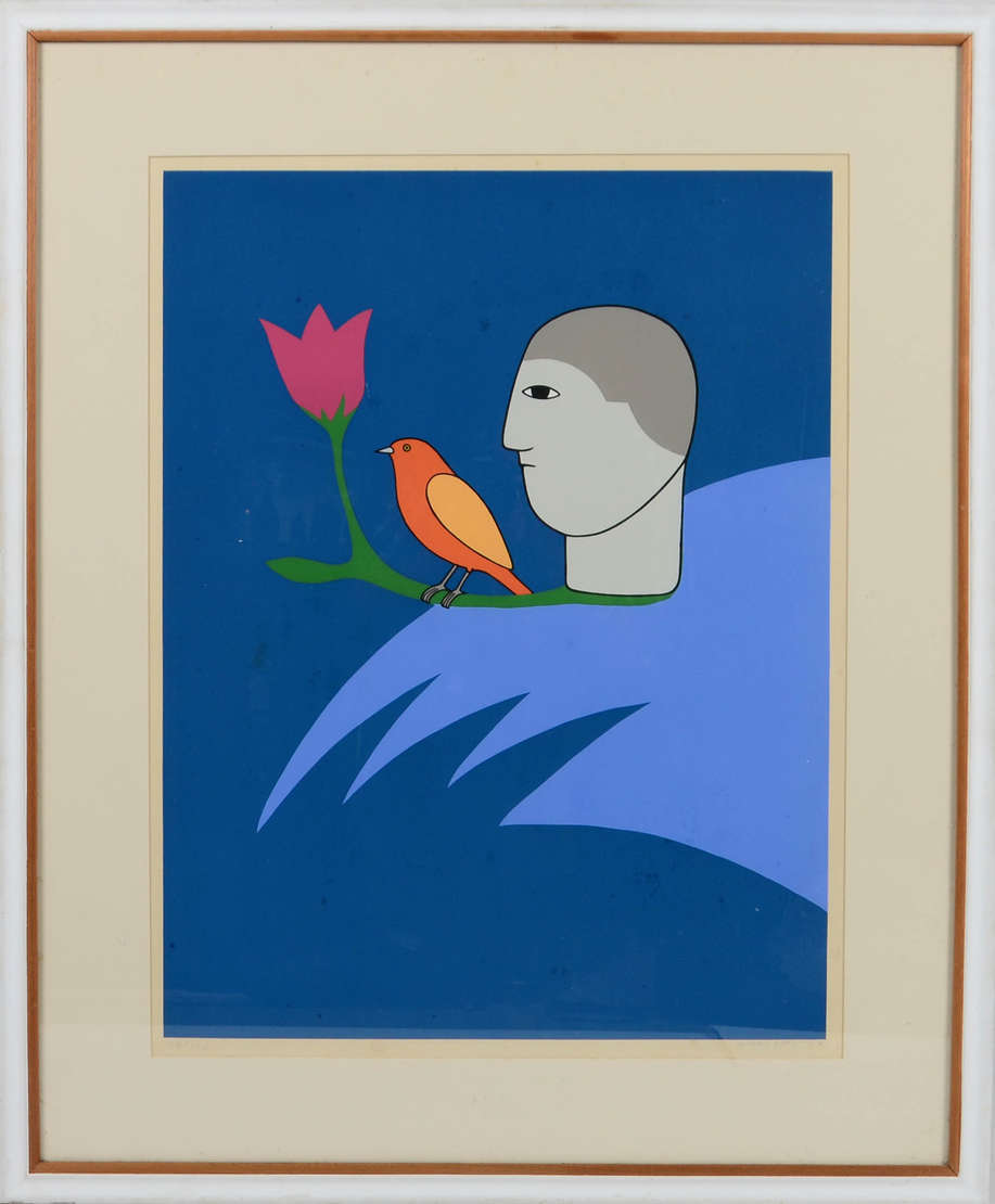 Antonio Maia (1928-2008), EX Voto, Pássaro e Flor - foto 1 de 4