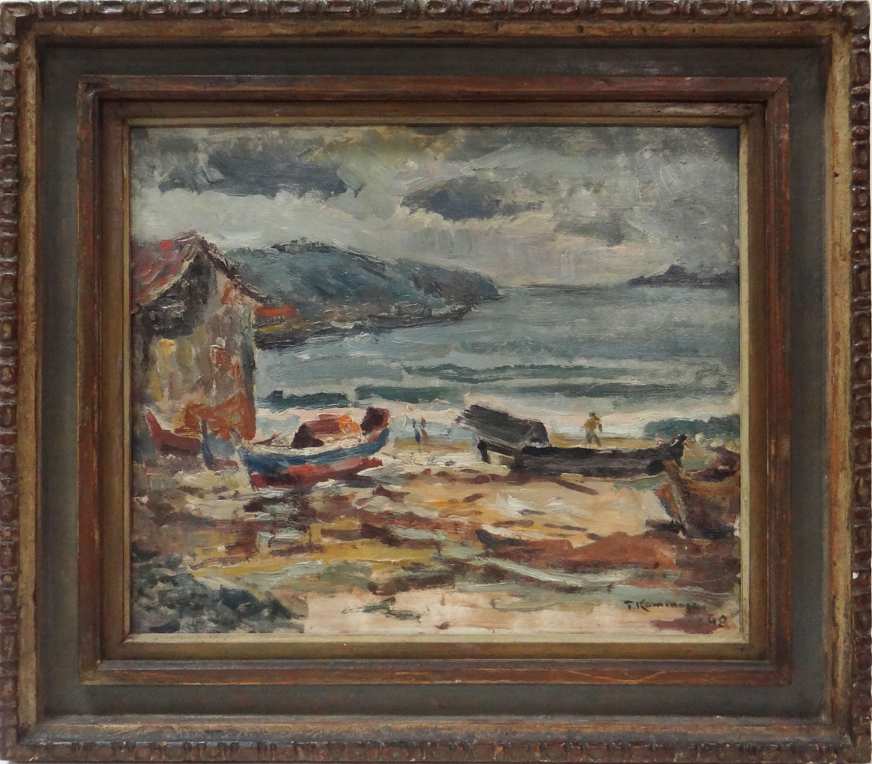 Tadashi Kaminagai (1899-1982), Praia  dos anjos em Arraial do Cabo, Cabo Frio - foto 1 de 4
