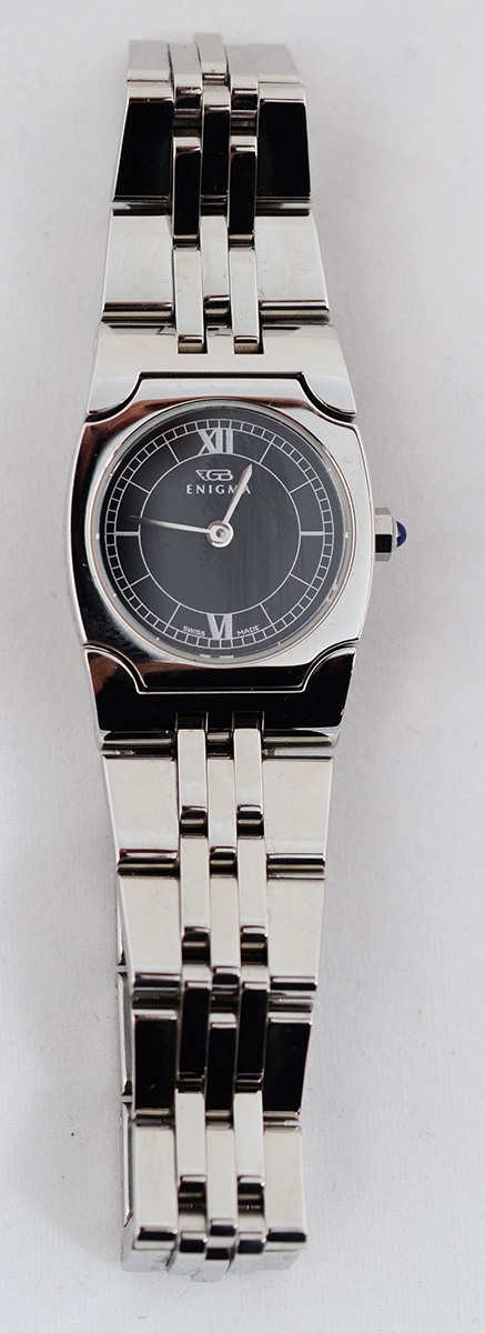 ENIGMA - Relógio feminino de aço por Gianni Bulgari, resistente a... - foto 2 de 3