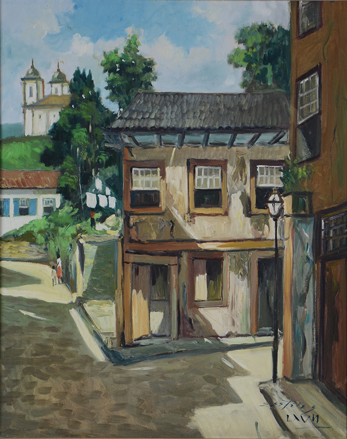 ESTEVES - Beco do João Turco - Ouro Preto - ost - 81 x 65 - foto 2 de 4
