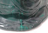Estatueta de porcelana verde, representando Deu... - Estatueta de porcelana verde, representando Deusa Indiana 