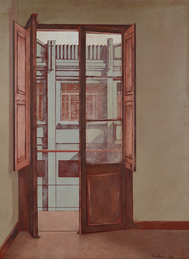 R. ESMANHOTTO - Fachada - vest - 80 x 60 - datado 1986 - foto 2 de 4