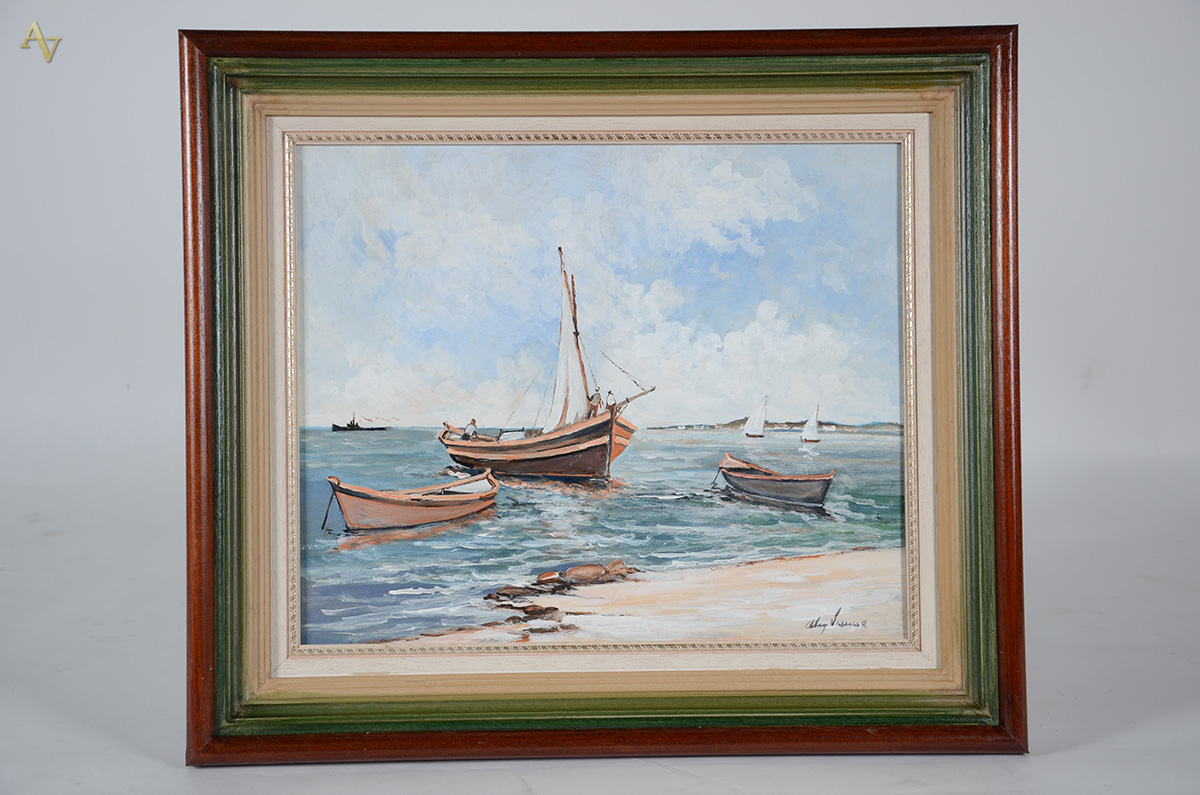 ALCIR VIANNA - Marinha - ose - 38 x 46 - foto 1 de 3