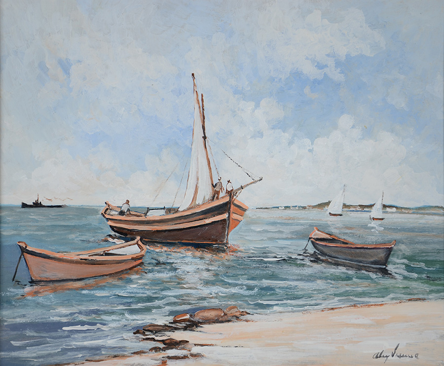ALCIR VIANNA - Marinha - ose - 38 x 46 - foto 2 de 3