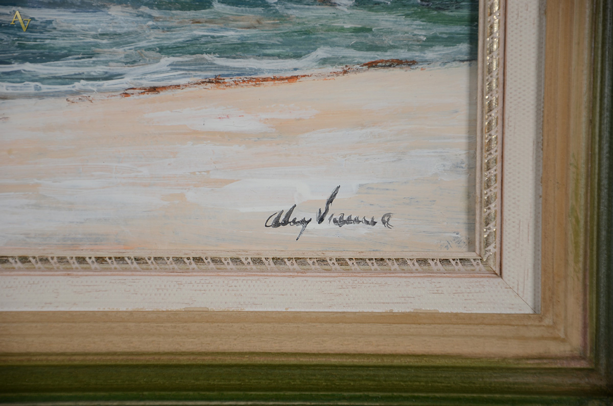 ALCIR VIANNA - Marinha - ose - 38 x 46 - foto 3 de 3
