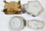 Quatro porta jóias diversos em porcelana, sendo... - Quatro porta jóias diversos em porcelana, sendo 1 Limoges 