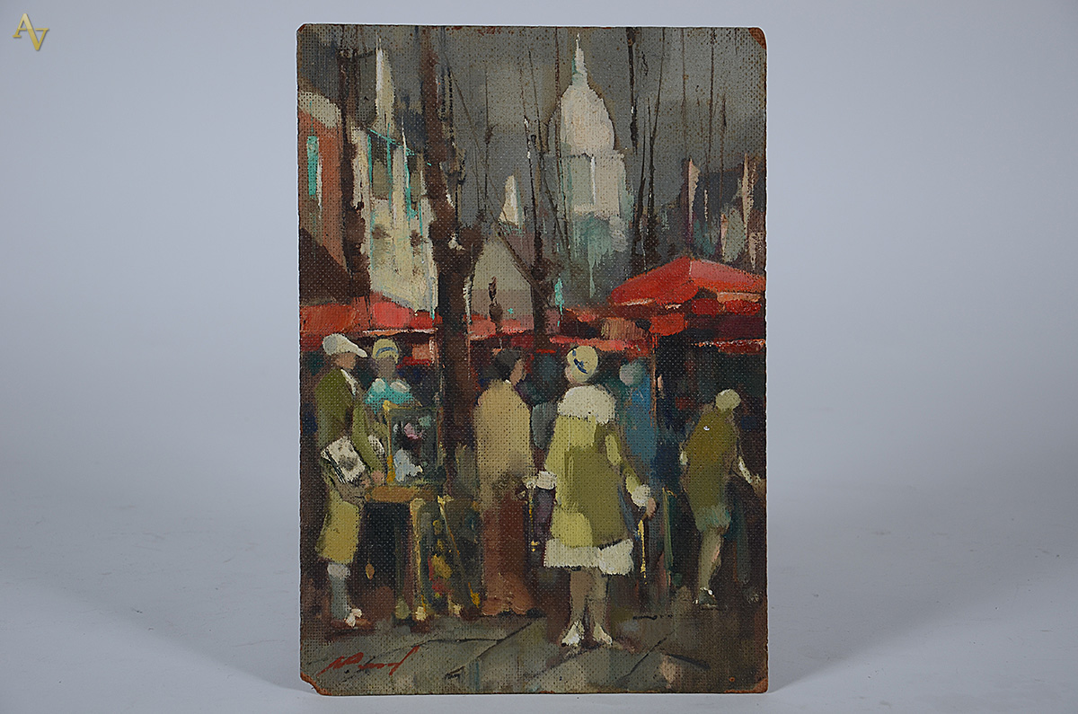 ARMÍNIO PASCUAL - Paris - ose - 34 x 24 (sem moldura) - foto 1 de 3