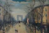 Sylvio Pinto (1918-1997), Paris - Óleo sobre tela.