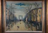 Sylvio Pinto (1918-1997), Paris - Óleo sobre tela.