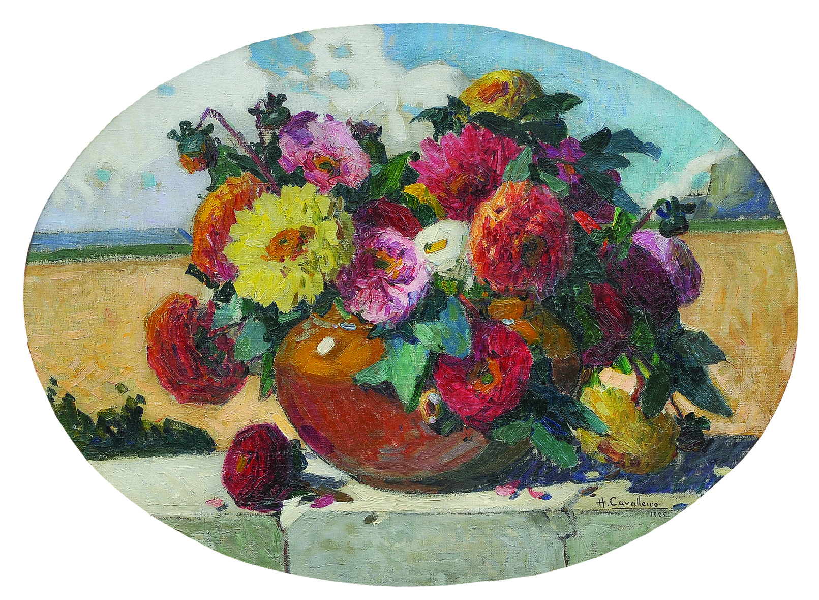 Henrique Cavalleiro (1892-1975), Vaso de flores