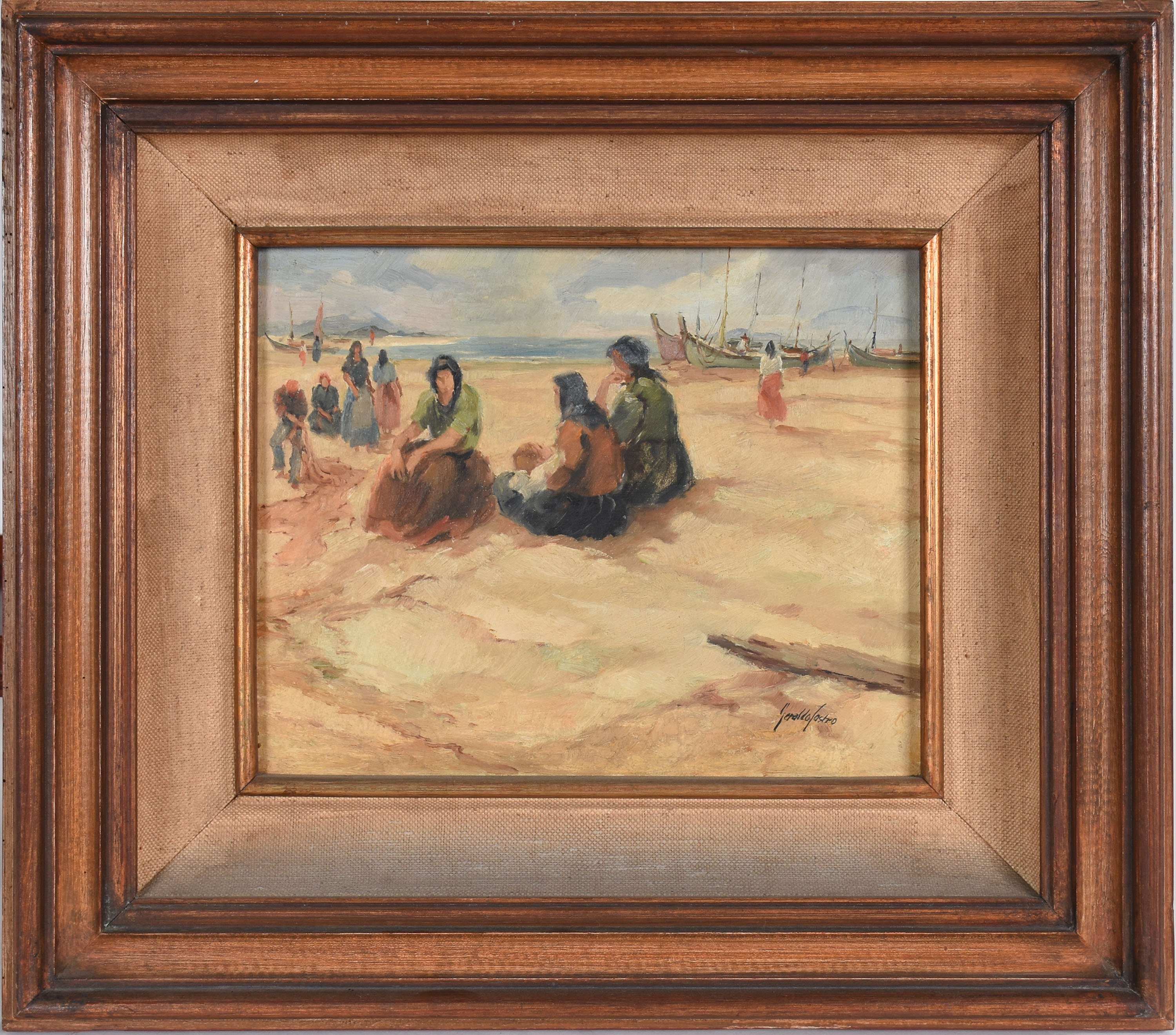 Geraldo Castro (1914-1922), Figuras na praia - foto 1 de 3