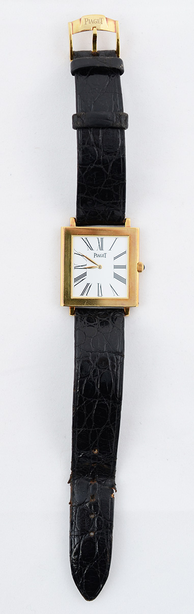 PIAGET MÉCANIQUE - Relógio masculino, caixa quadrada com 3,4 x 3,4 cm... - foto 3 de 3