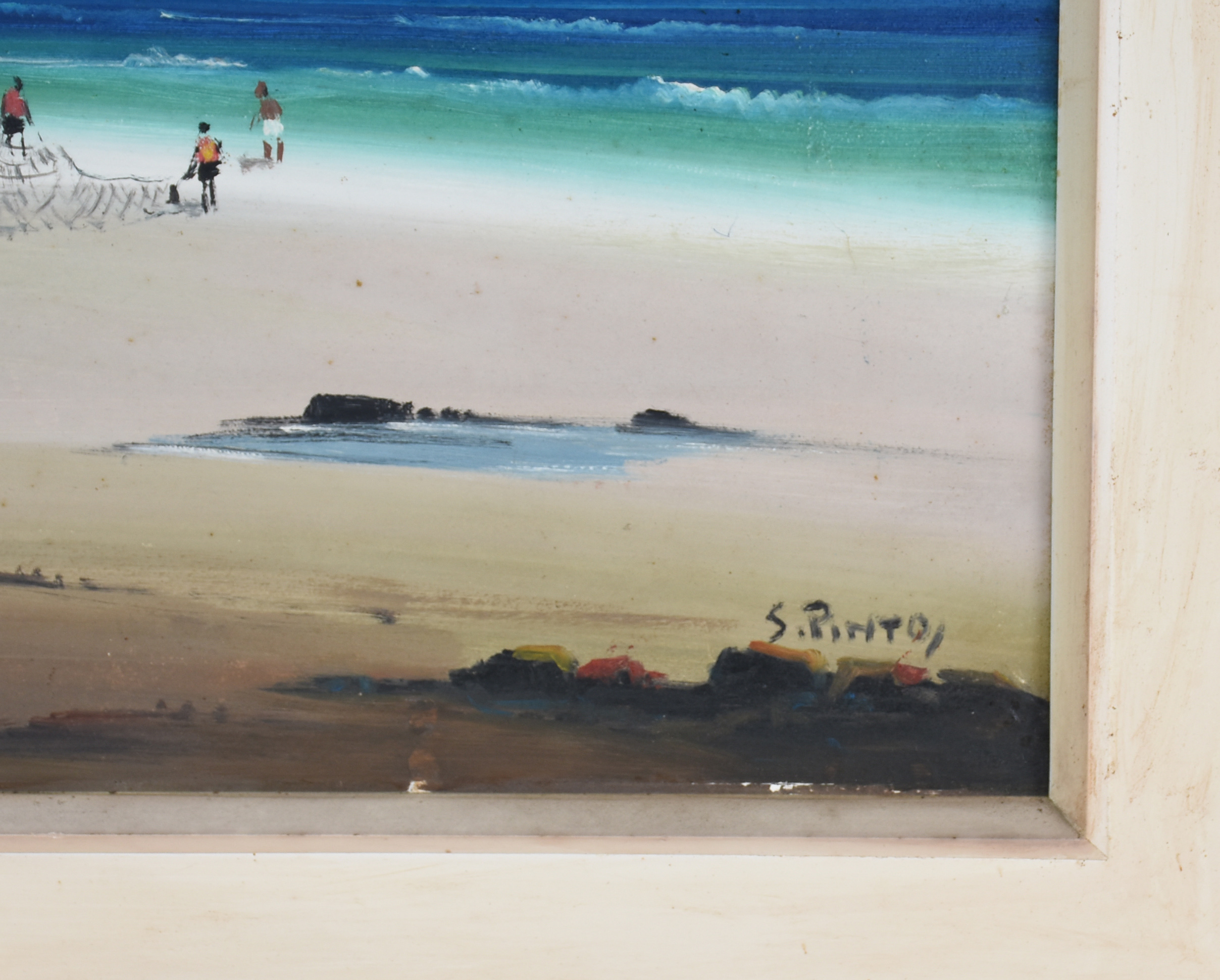 Sylvio Pinto (1918-1997), Pescadores na praia - foto 2 de 3