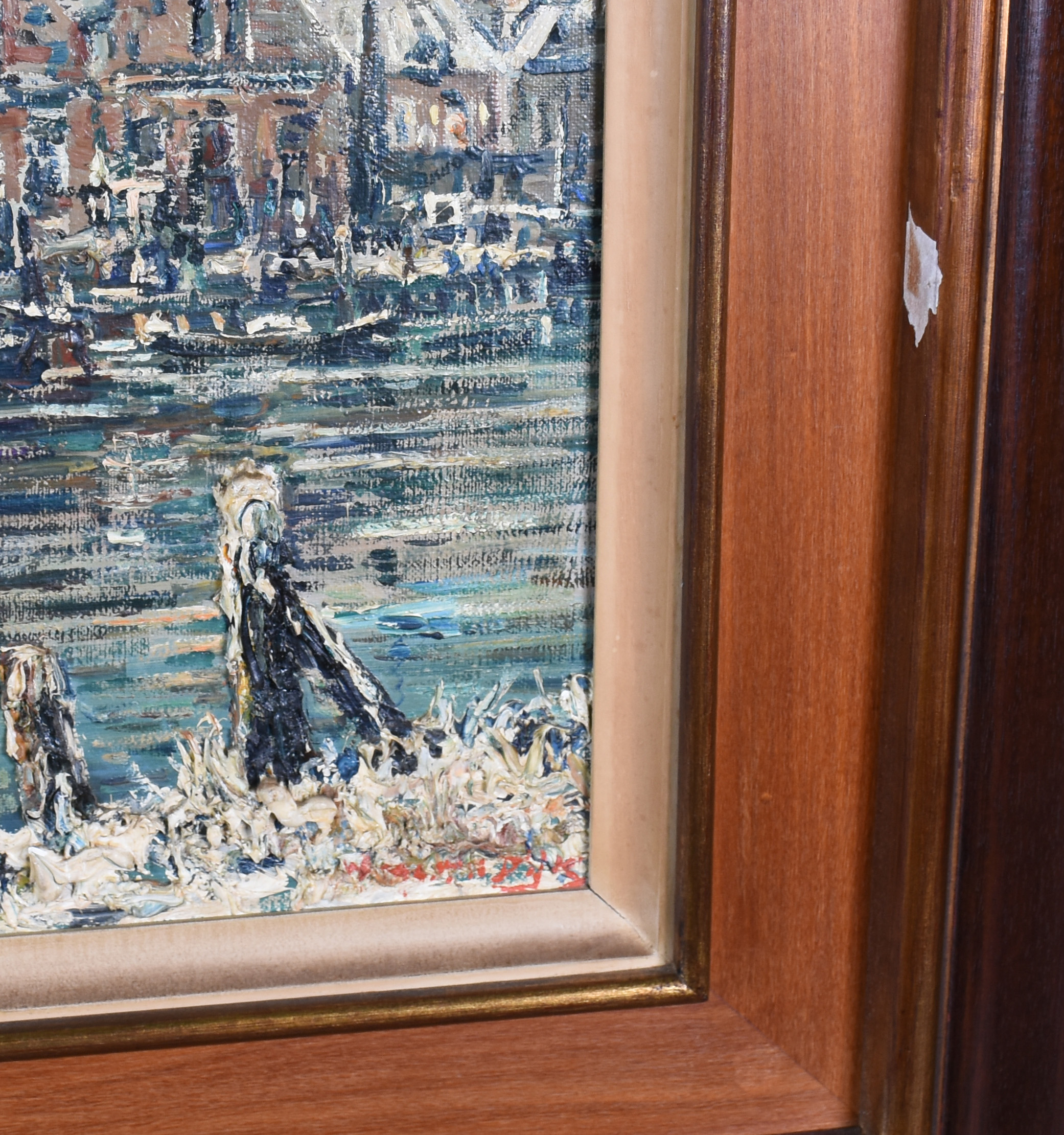 Win Van Dijk (1915-1990), URK no inverno, Holland - foto 3 de 4