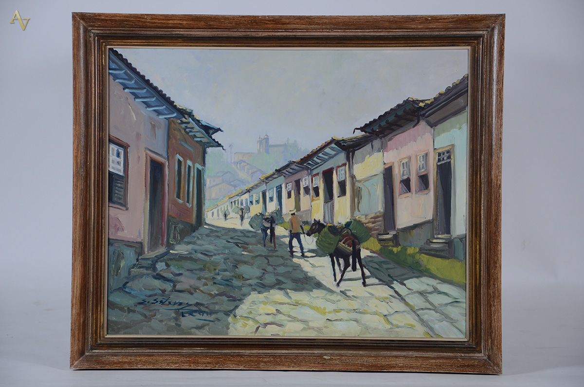ESTEVES - Névoas da manhã - Ouro Preto - ost - 65 x 81 - foto 1 de 4